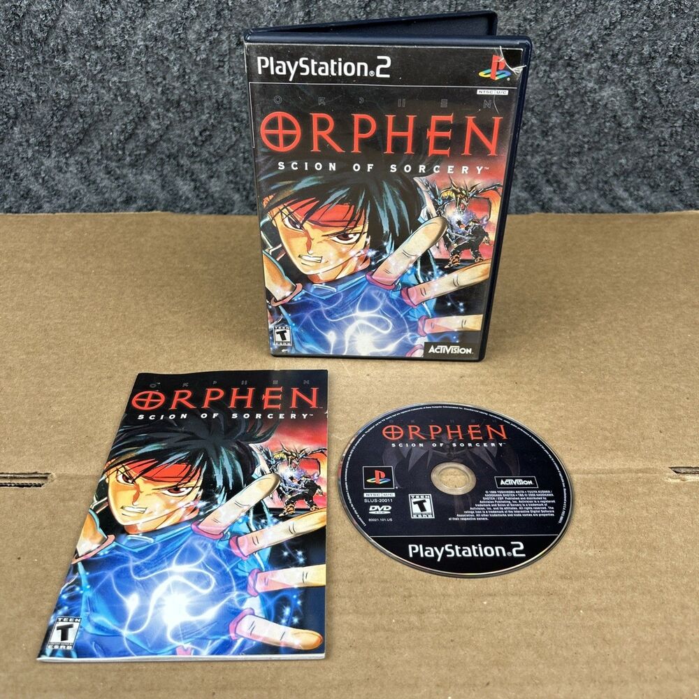 Orphen: Scion of Sorcery (Sony PlayStation 2, 2000) PS2 CIB Tested